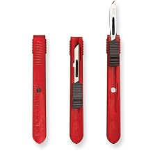Black Thumb Slider Single Use Safety Scalpel, #10, Non-Sterile (Pack of 100)