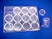 12-in-1 Clear-View Storage Case with Individual Screw-Top Containers