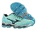Mizuno Women's Wave Prophecy 3 Running Shoe, Cabbage/Indigo