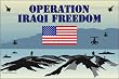 Iraqi Freedom Desk Flag