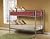 Hillsdale Universal Youth Twin over Twin Metal Bunk Bed in Silver Finish from Hillsdale