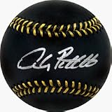 Andy Pettitte Autographed Rawlings Black Leather MLB Baseball (Signed in Silver)