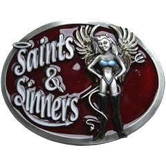 SAINTS & SINNERS Buckle G�rtelschnalle NEU USA