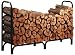 Panacea 15204 Deluxe Outdoor Log Rack, Black, 8-Feet