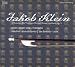 Classical Music : Jakob Klein: 6 Sonate fr Violoncello und Basso continuo Op. 4