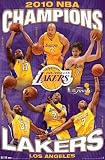 Los Angeles Lakers 2010 NBA Basketball Champions Sports Poster Print - 22x34 Poster Print, 22x34 Sports Poster Print, 22x34 Poster Print, 22x34