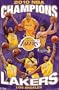 Los Angeles Lakers 2010 NBA Basketball Champions Sports Poster Print - 22x34 Poster Print, 22x34 Sports Poster Print, 22x34 Poster Print, 22x34