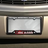 NBA Portland Trail Blazers Black Plastic License Plate Frame