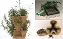 Garden Stacker Planter + Indoor Culinary Herb Garden Kit - Makes a Great Gift Idea - Grow Cooking Herbs Indoors or Outdoors Year Round - Seeds: Parsley, Thyme, Cilantro / Coriander, Basil, Dill, Oregano, Sweet Marjoram, Chives, Savory, Garlic Chives, Mustard & Sage. Includes Seed, Starter Peat Pellets, Greenhouse Dome Tray, Instructions, And Amazing Stack-A-Pot Stackable Planter: Just Stack & Grow. Stacking Planter Comes With Hanging Chain To Stack Or Hang.