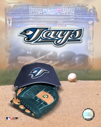 Toronto Blue Jays - '05 Logo / Cap and Glove - Licensed Photo by PhotoFile (8x10)