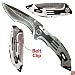 Matrix Stainless Steel Folding Knife - Silver Finish