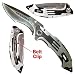 Matrix Stainless Steel Folding Knife - Silver Finish