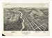 Historic Punxsutawney, Pennsylvania, c. 1895 (L) Panoramic Map Poster Print Reprint Giclee