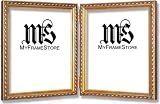Frame for Picture Photo Diploma or Poster, Gold, style #609D