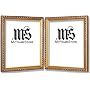 5x7 / 5'' x 7'' Frame for Picture or Photo, Solid Wood, Gold, style #609D