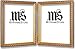 Kitchen & Housewares : 8x10 / 8'' x 10'' Frame for Picture Photo or Diploma, Gold, style #609D