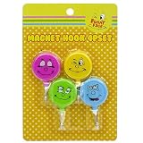 【Funny Face】マグネットフック4個セット☆面白インテリア収納用品通販☆