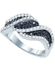 1.03CT BLACK DIAMOND FASHION RING