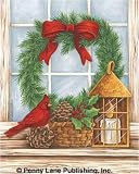 Holiday View by Diane Arthurs. CANVAS ROLLED. 16.00 inches width by 20.00 inches height. Highest Quality Art Poster Print