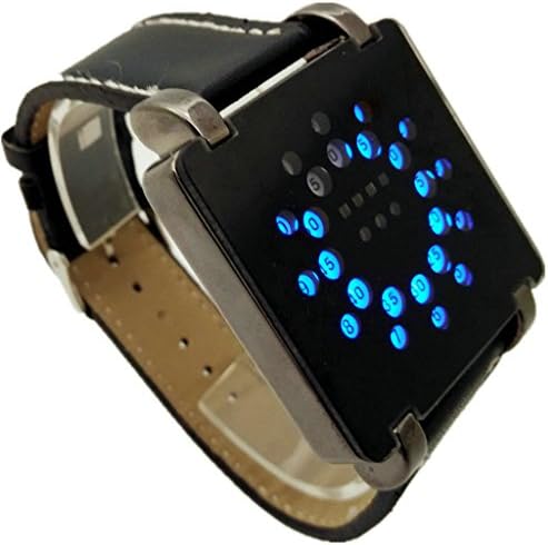 BestWatch® New Design Square Mirror Blue LED Watches Sports Bracelet Wristwatch