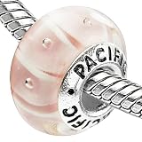 Pacific 925 Collection Sterling Silver Glass Bead - Flirty (Pandora and Chamilia Compatible)
