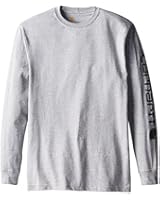 Carhartt Men's Signature Sleeve Logo Long-Sleeve T-Shirt
