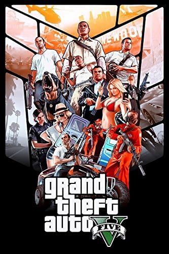 Just Song Custom Grand Theft Nice Stylish Classic Home Decor Fashionable Mondern Poster Size (50X76Cm) U85784