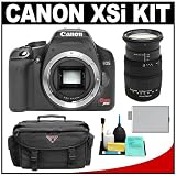 Canon Digital Rebel XSi Digital SLR Camera (Black) & Sigma 18-200mm Optical Stabilizer Zoom Lens + Case + LP-E5 Battery + Cleaning Kit