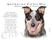 Australian Cattle Dog Blue Human Trainer Mouse Pad Dog Mousepad