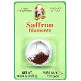 Dal Raccolto Saffron Threads, 0.25 Grams (Pack of 6)