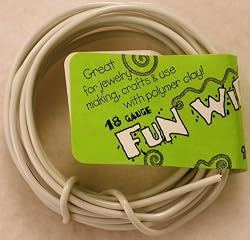 Fun Wire 18 Gauge Coil - Marshmallow