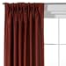 Classic Home Pinch Pleat Faux Silk Panel - Molly Red (31x95")