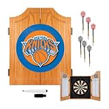 NBA New York Knicks Wood Dart Cabinet Set
