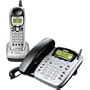 Uniden CXAI5198 5.8 GHz Analog Cordless Phone with Corded Base and Answering System