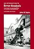 An Introduction to Error Analysis: The Study of Uncertainties in Physical Measurements