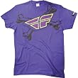 Fly Racing Bone-A-Fide Men's Short-Sleeve Casual Wear Shirt - Purple