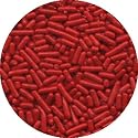 Red Cake Decorations - RED JIMMIES EDIBLE Candy Confetti Sprinkles for Cakes, Cupcakes & Cookies
