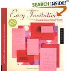 Click here to buy Easy Invitations: Use Your Home Computer to Create Stylish Stationery for Weddings, Birthdays and Other Occasions by  Patty Hoffman, Megan Eisen, and Josh Eisen.