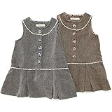 【アウトレット】 Biquette Club ワンピース(80～130cm) キムラタンの子供服 ブラウン 90 ( 10308x10508-144 )