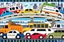 Melissa & Doug Traffic Jam Floor Puzzle 2'x3'