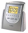 Timex T309T Alarm Clock Radio with Nature Sounds (Titanium)
