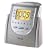 Timex T309T Alarm Clock Radio with Nature Sounds (Titanium)