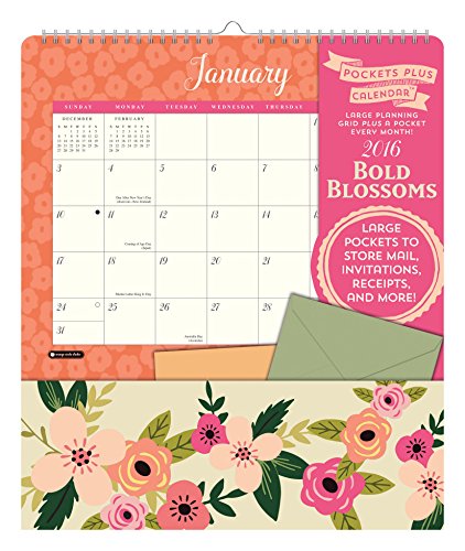 Free Ebook Orange Circle Studio 2016 Pockets Plus Wall Calendar Bold 