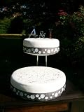 from C.S.S 2 TIER OFFSET CHROME CAKE STAND