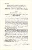 SANDRA DAY O'CONNOR - PRINTED SYLLABUS SIGNED - DOCUMENT 146662