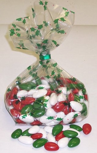 Scott's Cakes Christmas Chocolate Jordan Almonds 1 Pound Holly Bag by Almond Pound Cake
