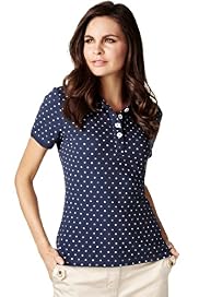 Per Una Pure Cotton Spotted Polo Shirt