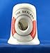 Porcelain China Thimble -- Peephole Seagull in Lifebuoy