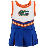 Nike Florida Gators Toddler Royal Blue & Orange Cheer Dress & Bloomers