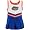 Nike Florida Gators Toddler Royal Blue & Orange Cheer Dress & Bloomers